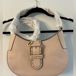 NWT Michael Kors Metal Buckle Pink Purse